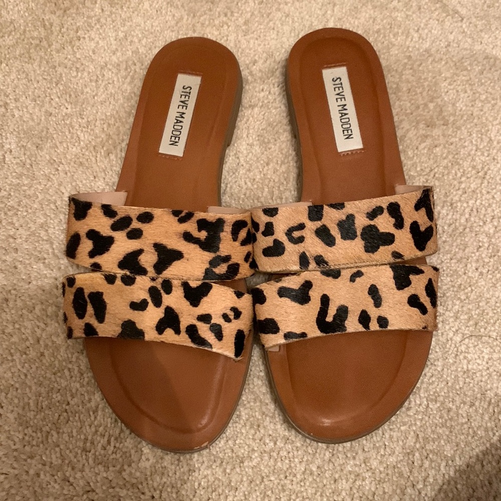 Steve Madden Leopard Sandals